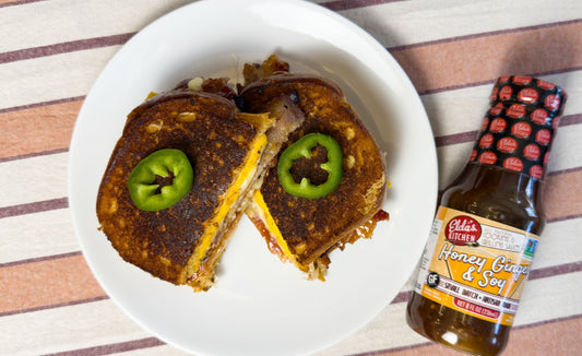 Honey Ginger & Soy Grilled Cheese Sandwich