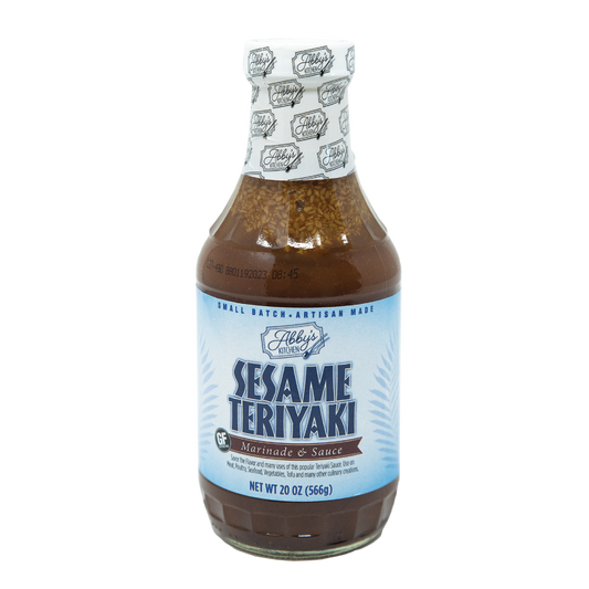 Product Image: Abby's Kitchen Sesame Teriyaki Marinade and Sauce bottle.