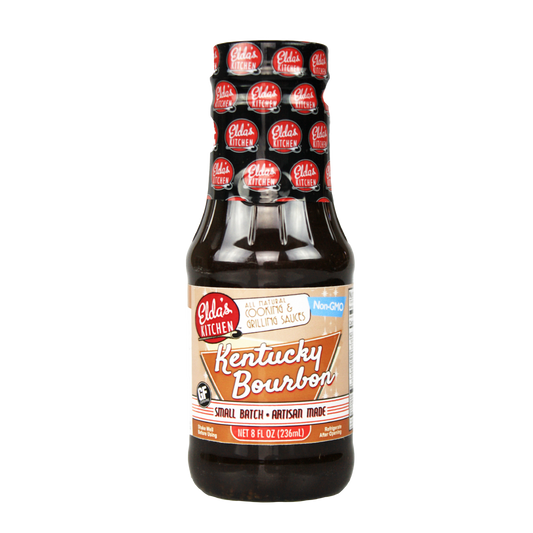 Product Image: Elda's Kitchen Kentucky Bourbon sauce bottle.